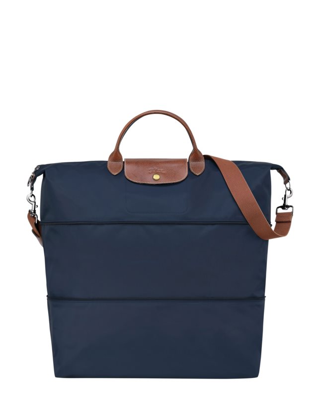 Longchamp Vaska le pliage original travel expandable navy NK