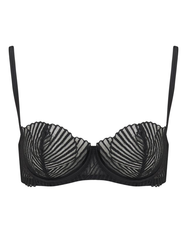 Coco De Mer - Bh athena balcony bra svart